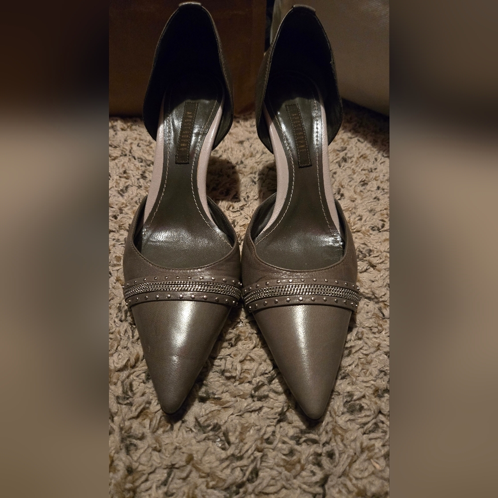 Apostrophe Shimmering Silver Women's Heels